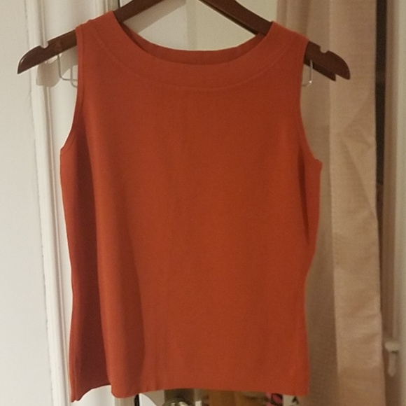 Dress Barn Tops - 4 for 25! Dressbarn knit top sleeveless orange, S
